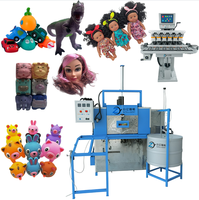 Machine de rotomoulage automatique pour la production de jouets en PVC (poupées, animaux, balles, jouets à presser)