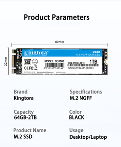 Kingtora Gaming SSD накопитель для настольного компьютера M2 Ngff 128gb 1 ТБ 2 ТБ NGFF M.2 2280 внутренний с 256 ГБ 128 ГБ пластик - Product Image 6
