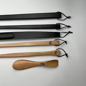 靴スプーンヘルパー木製靴ホーン低MOQカスタムデザインプロモーションブランド - Product Image 5