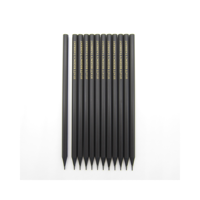 Crayons en bois personnalisés avec logo noir, dureté 2B/HB, mignons, standard scolaire, pour dessin et écriture, lot en vrac amusant pour enfants