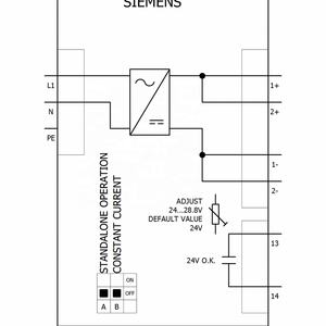 HYTECH PSU8200โมดูลจ่ายไฟมีเสถียรภาพ, 6EP1336-3BA10โมดูลจ่ายไฟมีเสถียรภาพ20A 24V DC ของแท้ - Product Image 4