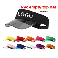 Casquette de baseball en PVC style visière – Chapeau de soleil parent-enfant transparent couleur gelée, protection UV, visière incurvée, chapeaux personnalisés tendance