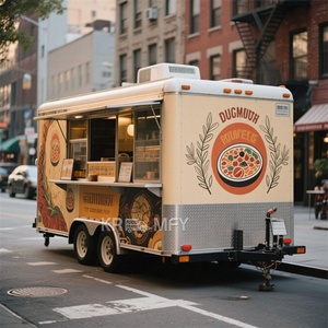 Camionnette de restauration mobile carrée standard européenne en fibre de verre, avec friteuse, pour glaces et vente de nourriture en extérieur - Product Image 5
