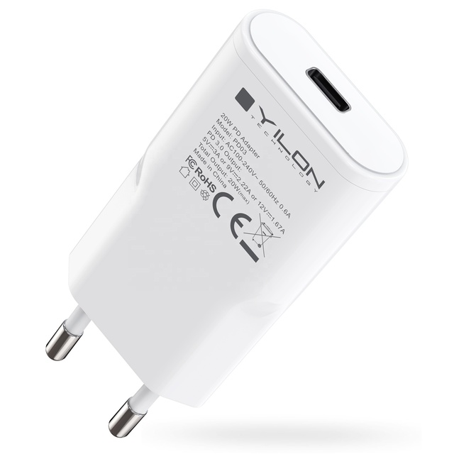 2024 Newest Wholesale PD3.0 20W USB C Charger Adapter PD20W Fast EU Chargers 5V3A Wall Charger for Mobile Phone Tablet