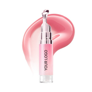 Private Label Custom Logo Metal Tip Plumping <strong>Lip</strong> Serum Hydrating Glossy <strong>Lip</strong> Oil for <strong>Lip</strong> Care - Product Image 1