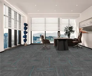 Umwelt freundliche kommerzielle 50 X50 PP Loop Pile Tufted Carpet Hotel oder Büro boden Teppich fliesen