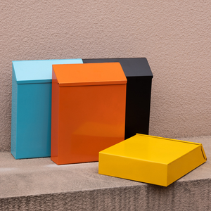 Buzón de Correo Moderno de Metal Negro, Impermeable, Montado en la Pared, con Cerradura, Capacidad de 10L, para Exteriores, Porche, Hogar, Oficina, Apartamento - Product Image 5