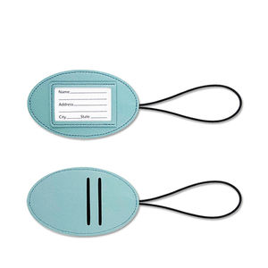 Etiqueta de Equipaje Personalizada con Grabado, Etiquetas de Equipaje con Logotipo Personalizado para Viajes, Etiqueta de Equipaje de Cuero PU con Sublimación de Avión - Product Image 3