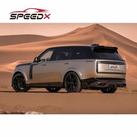 Kit carrosserie en fibre de carbone MSY pour Range Rover : Lame avant, capot, élargisseurs d'ailes et diffuseur en fibre de carbone pour Range Rover