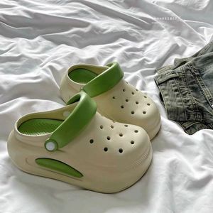 Nouveaux Sabots Élégants en EVA pour Femme 2025 avec <span class=keywords><strong>Semelle</strong></span> Épaisse Antidérapante Respirants et Rehaussants pour l'Été en Extérieur - Product Image 2