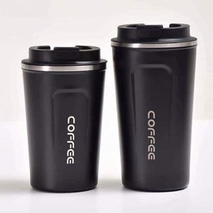 Taza de Café de Acero Inoxidable 304, Termo Portátil para Auto, Regalo de Oficina, Taza para Dos Bebidas - Product Image 2