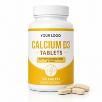 Comprimés de Calcium D3 – Supplément de Calcium et Vitamine D3 – OEM ODM Marque Privée – Soutien à la Santé Osseuse pour Adultes – Acheteurs B2B
