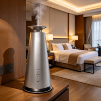 Diffuseur d'arômes commercial pour hôtel, nébuliseur d'huiles essentielles, machine à parfum, commande à distance par application, rechargeable, minuterie pour hôtel, spa