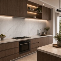 Panneau mural en marbre UV WYRAX 1220x2440mm 3.2mm Onyx blanc aspect onyx imperméable pour crédence de cuisine