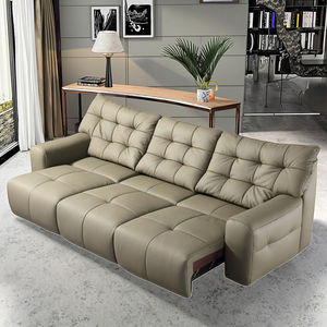 أريكة كهربائية ذكية قابلة للطي وحدات مسرح منزلي متعددة الأغراض قابلة للطي جلد أخضر قابل للطي من Moden - Product Image 1