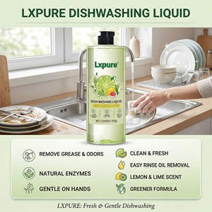 Detersivo per <span class=keywords><strong>Piatti</strong></span> Lxpure OEM 950g al Profumo di Limone, Rimuove il Grasso, Delicato sulle Mani, per Uso in Cucina, Prodotto in Cina - Product Image 6