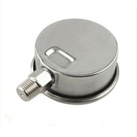 Manomètre en acier inoxydable à longue durée de vie avec tableau pour milieux liquides, manomètre à vide 1,6 MPA/220 PSI