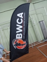 Iklan Kustom Spanduk Terbang Bali Bow Sail Swooper Teardrop Bendera Bendera Bulu Bendera Pantai