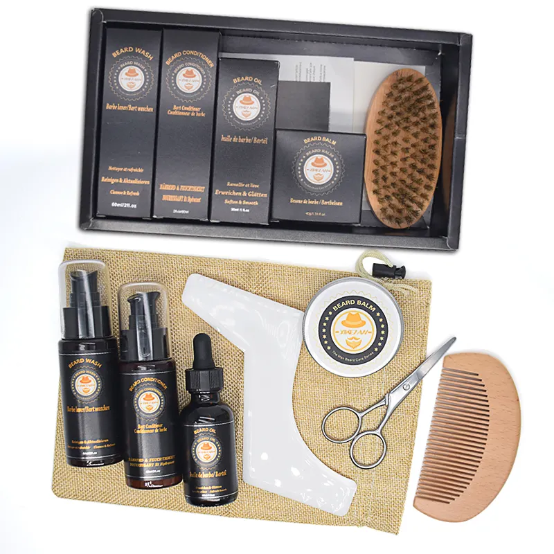 OEM Other Personalized Men's Skin Care Products Beard Grooming Kit Set Promotional Business Novelty Valentines Day Gift 2023