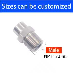 Khớp nối ren nối ống cao áp SHJH-LOK Swagelok loại 316SS, ren NPT/BSPP/BSPT, phụ kiện ống rèn, tiêu chuẩn ASTM DIN ASME BS - Product Image 2