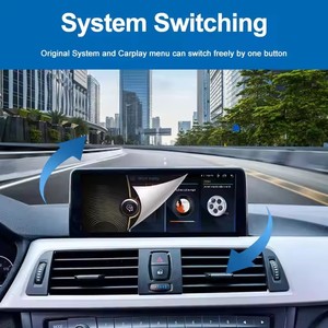 Aksesori Mobil 10.25 "antarmuka Multimedia F30 <span class=keywords><strong>Android</strong></span> Monitor navigasi untuk BMW EVO 2018-2019 layar Carplay - Product Image 3