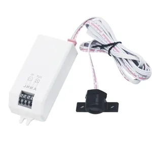 Tira de luz LED de control de puerta de armario inteligente AC220V, sensor de movimiento infrarrojo de barrido manual, interruptor de sensor ir