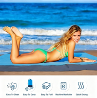 Tapis de pique-nique imperméable et résistant à l'humidité, best-seller, tapis de plage pliable et anti-sable, mini couverture de pique-nique de poche