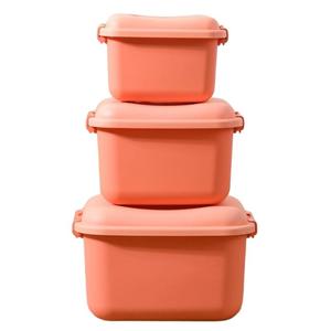 Grande boîte de rangement en plastique OEM de 17 pouces Organisateur de jouets et d'articles divers écologique pour enfants multifonctionnel pour le stockage des vêtements et des aliments - Product Image 1