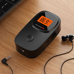 Compact Auto Factory Black Mini Portable FM Radio LCD Digital Display Rechargeable Pocket Elderly Outdoor Radio <b>USB</b> Charging - Product Image 4