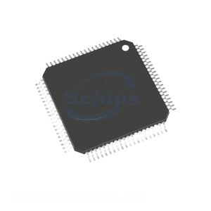 BOM IC มีสินค้าในสต็อก ซื้อชิ้นส่วนอิเล็กทรอนิกส์ออนไลน์ DSPIC33EP128GS808T-I_PT 80 TQFP แบบฝังตัว - Product Image 1