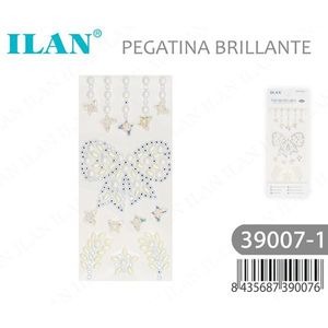 Adesivi con strass brillanti ILAN 39007-1 per decorazioni nail art - Product Image 3