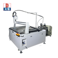 Mesin otomatis CNC 3 sumbu, bagian AB Epoxy Resin pot & pengukur 2K sistem dosis dengan lem Label Dispenser