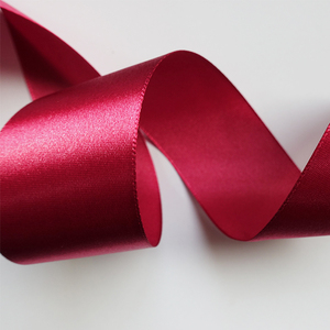 Meilleur Simple Face en Satin Tissé <span class=keywords><strong>Rouge</strong></span> de Noël Présent Décoration Ruban - Product Image 4