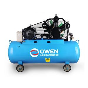 Tragbarer Kolben 7,5 kW 500 l Lackierung industrielle Dreizylinder-Luft kompressoren Luft 10 PS Riemen 500 Liter Luft kompressor maschine
