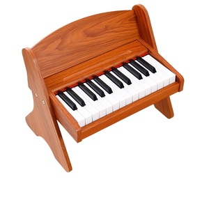 Mini clavier électronique de <span class=keywords><strong>piano</strong></span> en bois à 25 touches sans danger pour les tout-petits Instrument de jouet musical durable <span class=keywords><strong>facile</strong></span> à jouer pour les enfants Fun à la maison - Product Image 2