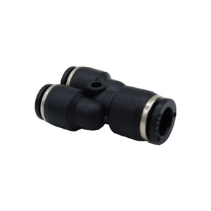HANUMAN IPY04 06 08 10 12 14 16 5/32 3/16 <span class=keywords><strong>1</strong></span>/4 5/16 3/8 <span class=keywords><strong>1</strong></span>/2 Raccords de tuyaux d'air en plastique à connexion rapide à 3 voies en forme de Y - Product Image 2