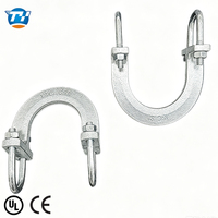 Fixation sismique en ligne UTT18 UL CE pour tuyau d'incendie Sch10 Sch40 de 1-1/2 à 8 pouces