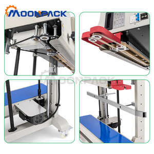 Moonpack เครื่องซีล FR-1300สำหรับกระเป๋าพลาสติกเครื่องปิดผนึกกระดาษอลูมิเนียมอย่างต่อเนื่องลายนูนพลาสติกด้วยความร้อน - Product Image 5