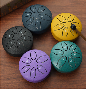 Trống lưỡi mưa thép mini <span class=keywords><strong>3</strong></span> inch nhạc cụ gõ tay 6 nốt - Product Image 4