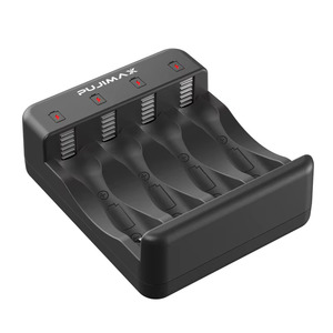 PUJIMAX 4 слота 1,6 В AA/AAA зарядное устройство для аккумуляторов смарт-USB зарядное устройство для <span class=keywords><strong>Ni</strong></span>-<span class=keywords><strong>Zn</strong></span>-<span class=keywords><strong>Ni</strong></span>, предназначенное для AA/AAA - Product Image 1