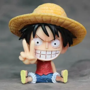 Tek parça komik Luffy Cosplay japon karikatür Model oyuncaklar heykeli Anime PVC şekil