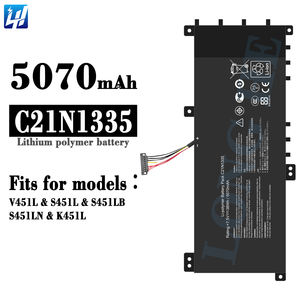 Batería para Portátil de 7.5V 38WH 5070mah C21N1335, <span class=keywords><strong>Precio</strong></span> de Fábrica, para <span class=keywords><strong>ASUS</strong></span> V451L S451L S451LB S451LN K451L - Product Image 2