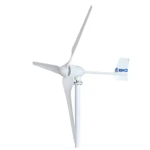 Nhỏ và mạnh mẽ 600W 800W 1000W 12V/24V Máy phát điện gió tua bin độc quyền bán Rexco năng lượng mới