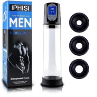 Pompe à pénis électrique automatique LCD pour hommes, aide à la masturbation, agrandisseur de pénis, best-seller