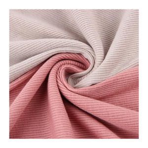 Tissu côtelé en polyester 3x3, tricotage côtelé, structure durable et stable, matériau de qualité supérieure pour la confection de vêtements - Product Image 6