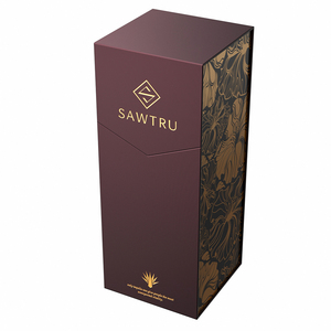 Luxury Cardboard Magnetic Closure Single Whiskey Wine Glass Packaging Folding Wine Gift Box - Product Image 4