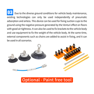 Ventouse pneumatique épaissie avec un étanchéité renforcée et une force d'aspiration supérieure, outil PDR pour la réparation <span class=keywords><strong>de</strong></span> <span class=keywords><strong>carrosserie</strong></span> sans peinture - Product Image 3