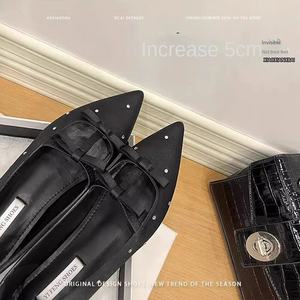 Kadın kare meme toka ile 2025 yeni bahar yaz tek ayakkabı düz topuk ve sığ ağız banliyö tarzı platformu - Product Image 3