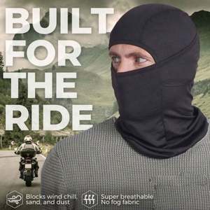 Balaclava en polyester pour moto, masque de ski personnalisé avec logo, sports d'hiver en plein air, casquette unisexe - Product Image 2