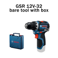 Perceuse sans fil Bosch Professional GSR 12V-32, moteur sans balais, couple élevé de 32 Nm, double vitesse, poignée en forme de T, outil électrique multifonctionnel